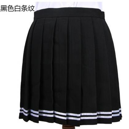 Girls High Waist Pleated Skirt Anim..