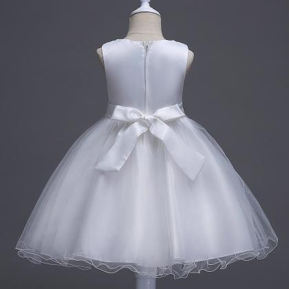Summer Princess Tutu Dress Wedding Party Flowers..