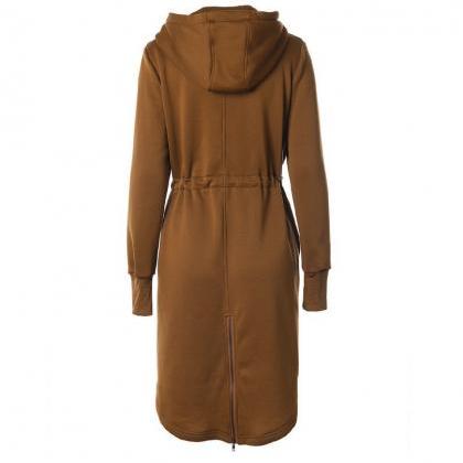 Women Hoodies Overcoat Autumn Winter Warm Fleece..