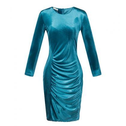 Spring Autumn Pencil Dress Elegant Lady Women..