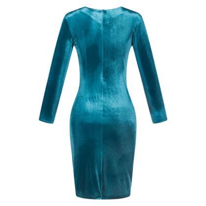 Spring Autumn Pencil Dress Elegant Lady Women..