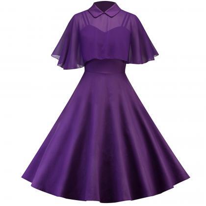 Vintage Hepburn 50 60s Casual Dress..