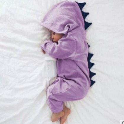 Newborn Infant Baby Boy Girl Dinosaur Hooded..
