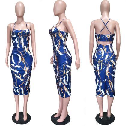 Women Pencil Dress Summer Casual Sp..
