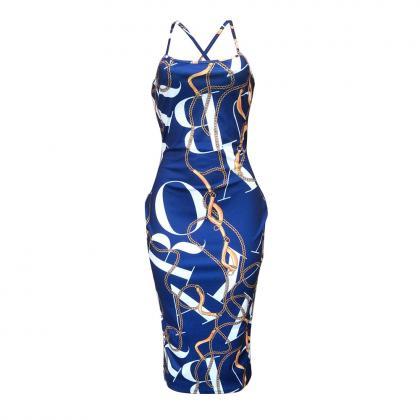 Women Pencil Dress Summer Casual Sp..