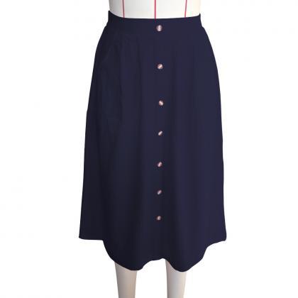  Women A-Line Skirt High Waist Summ..