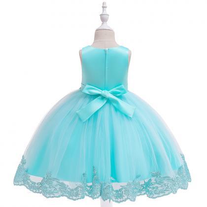 Applique Lace Flower Girl Dress Pri..