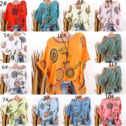 Women casual tops new style loose ..