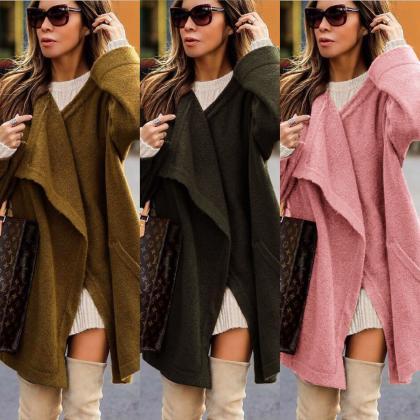  Plus Size Women's Waterfall Jacket..