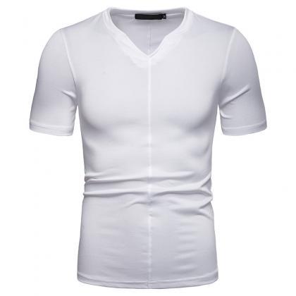 Fashion short Sleeve V-Neck T Shirt..