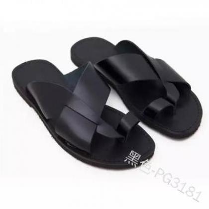 men Sandals Fashion Summer Flats We..