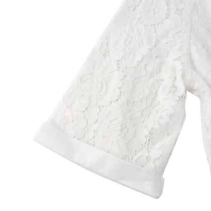  Women Lace Crochet Maxi Long Dress..