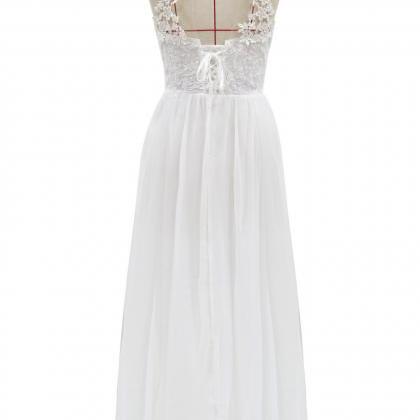 women New Lace Chiffon Dress Prom W..