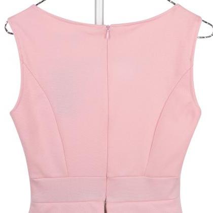 Women Sleeveless Chiffon Summer Flo..