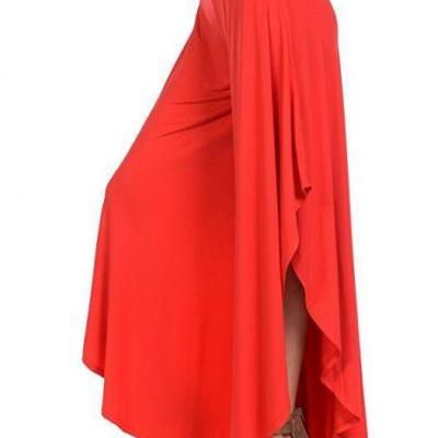 Elegant Irregular Ruffles Wide Leg Pants Women High Waist Pleated Casual Loose Streetwear Trousers red