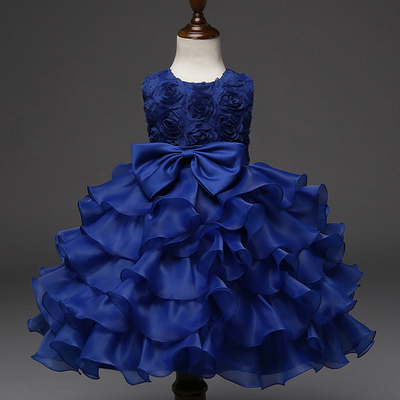 royal blue dresses for baby girl