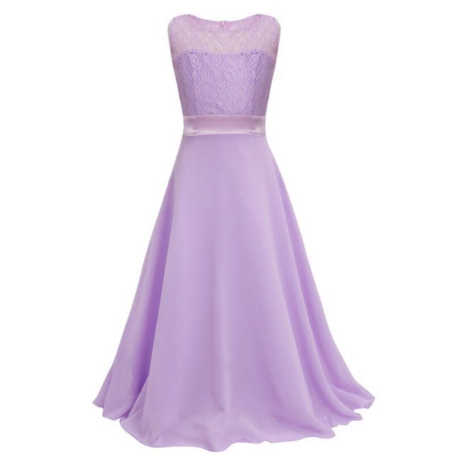 Flower Girl Dress Purple Maxi