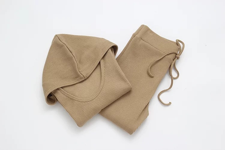 brown jogging suit womens