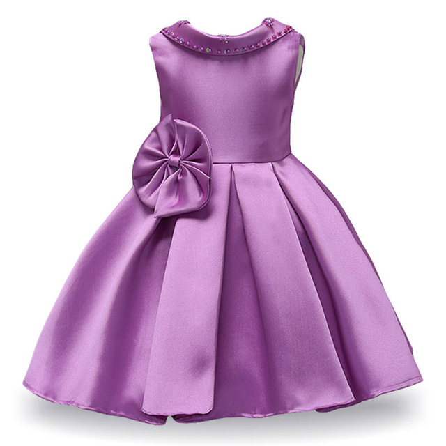 kids purple dress