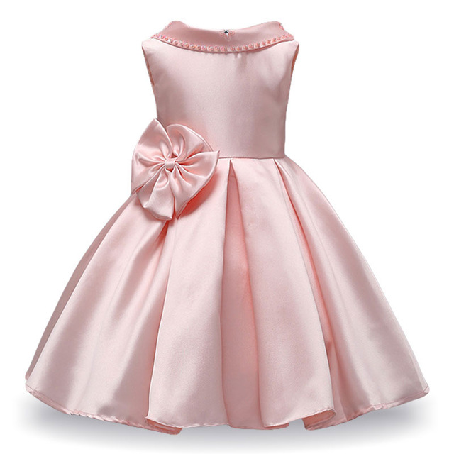 salmon flower girl dresses
