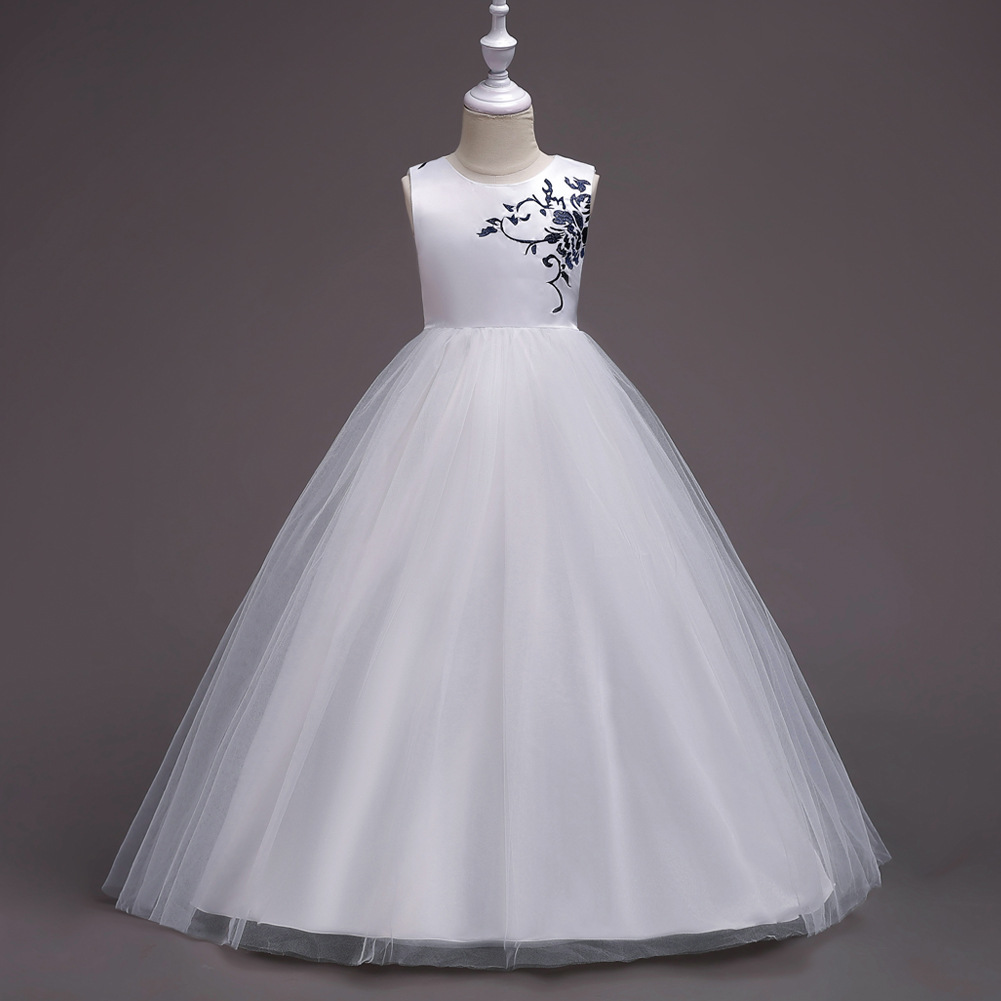 white gown for children