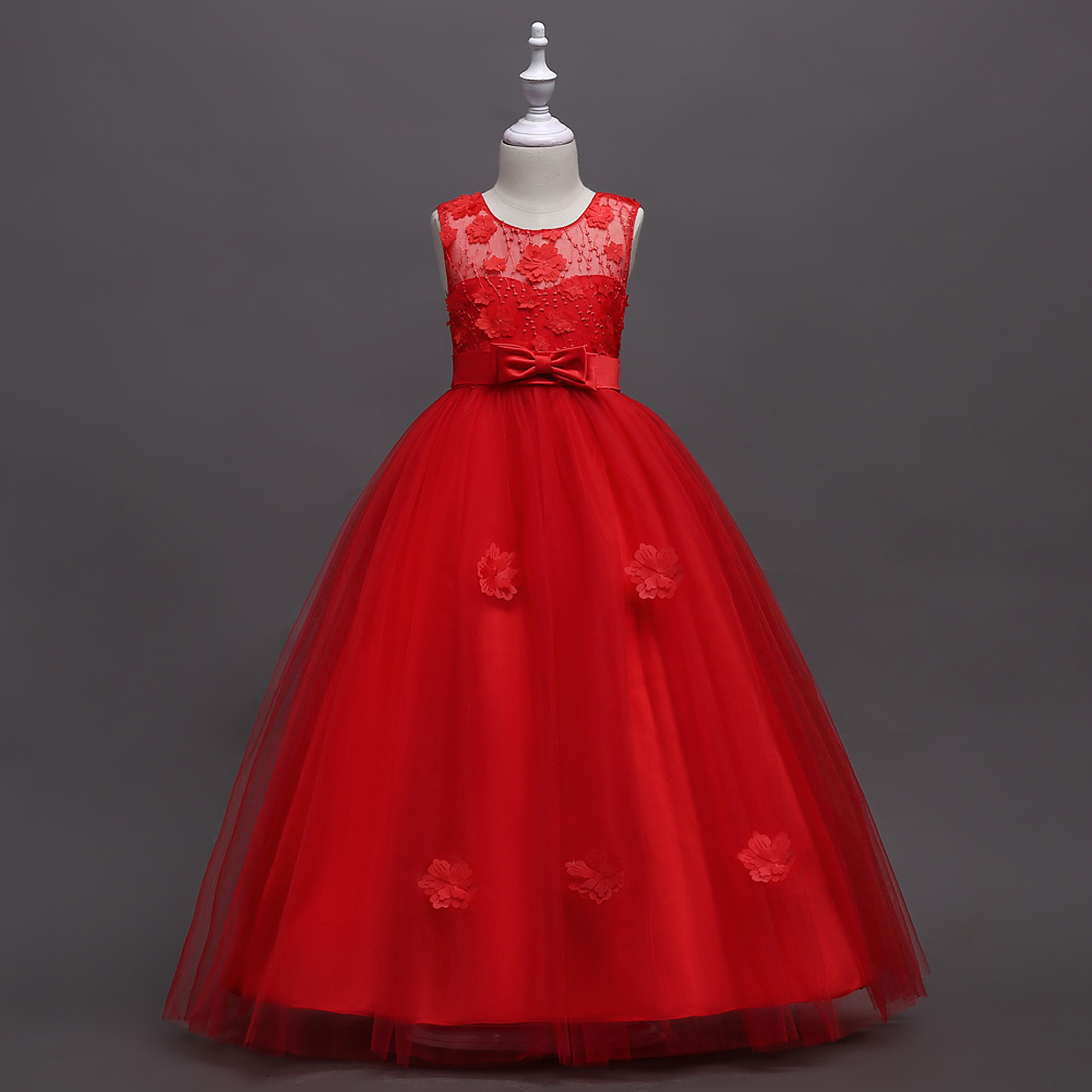 red gown for kids