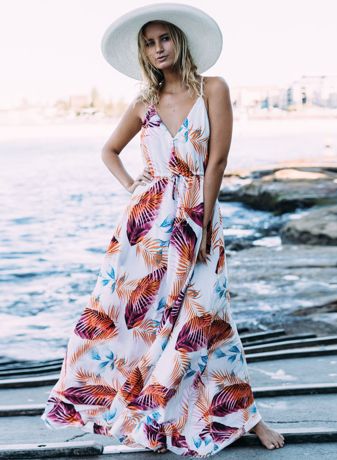 Spaghetti Strap Bohemian Dress