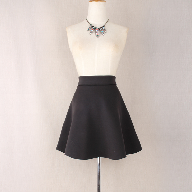 Amazon.com: Women's Casual High Waist Plaid Mini Skirt A-Line Wool Pleated  Uniforms Short Skirt Black : Clothing, Shoes & Jewelry