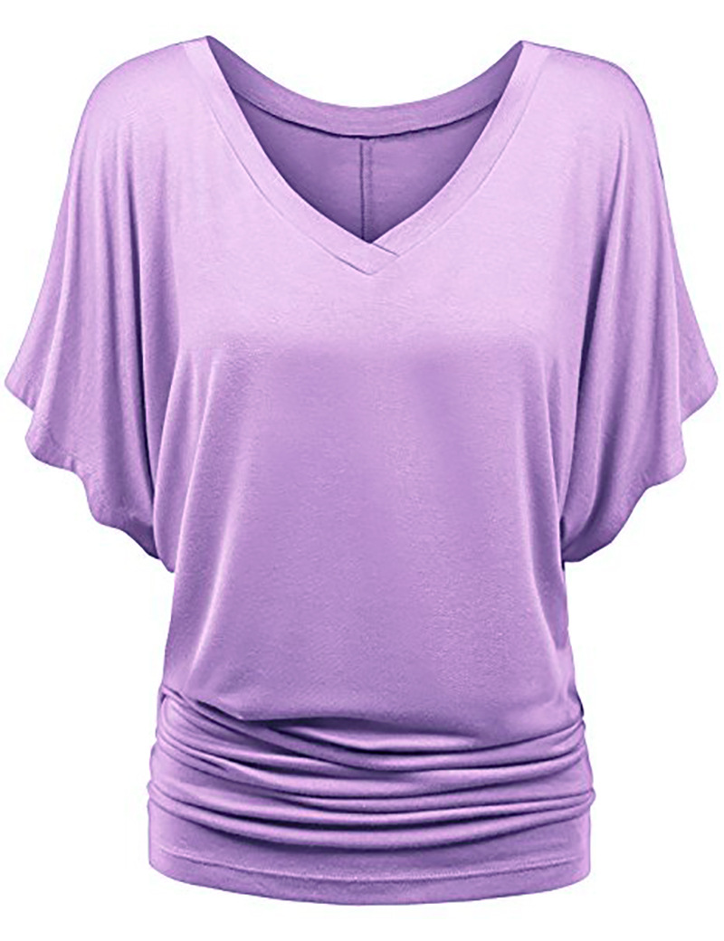 Plus Size Lilac Purple Oversized T-Shirt