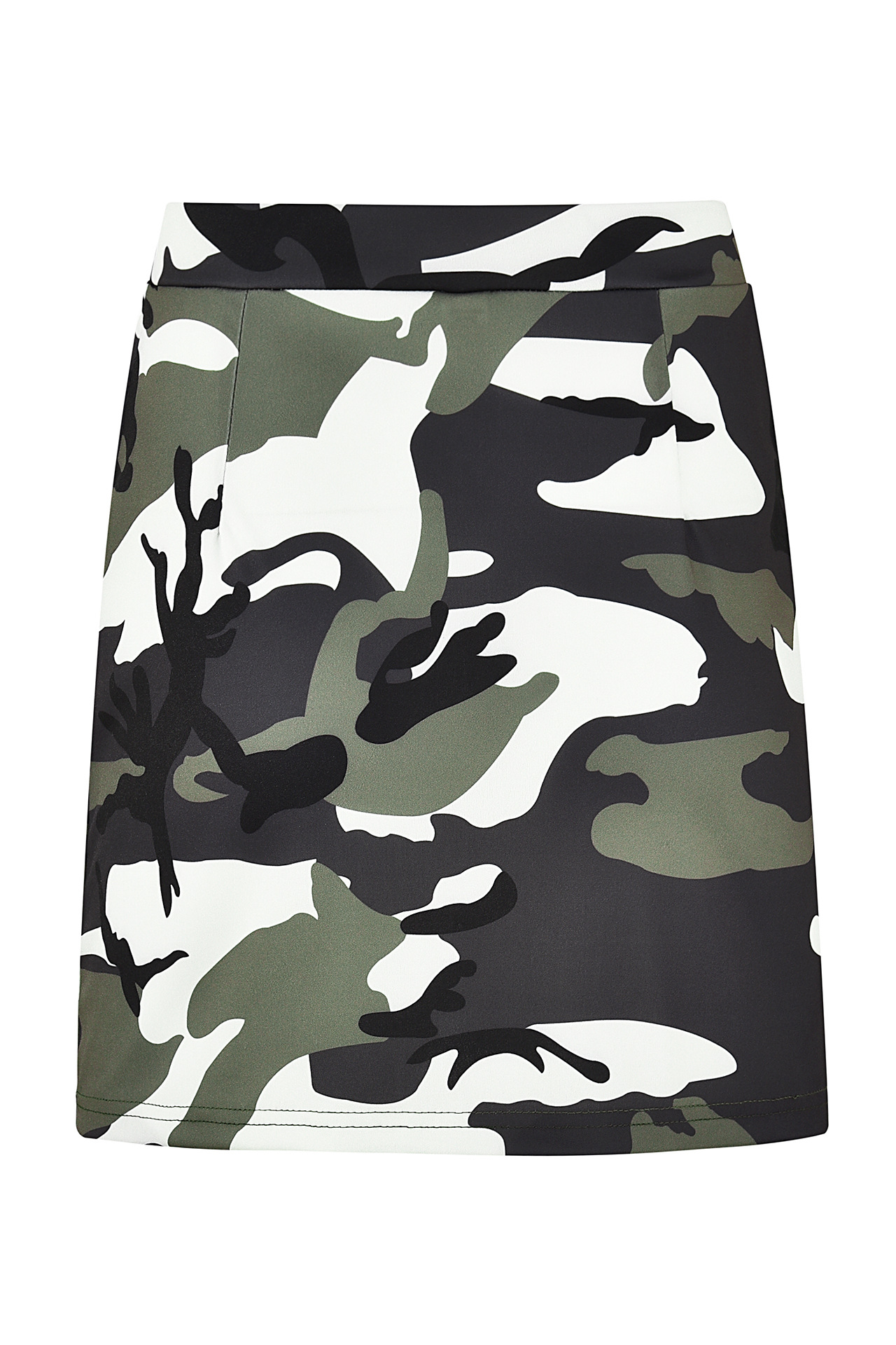 Women Camouflage Mini Skirt Front Zipper High Waist Sexy Slim Shoot ...