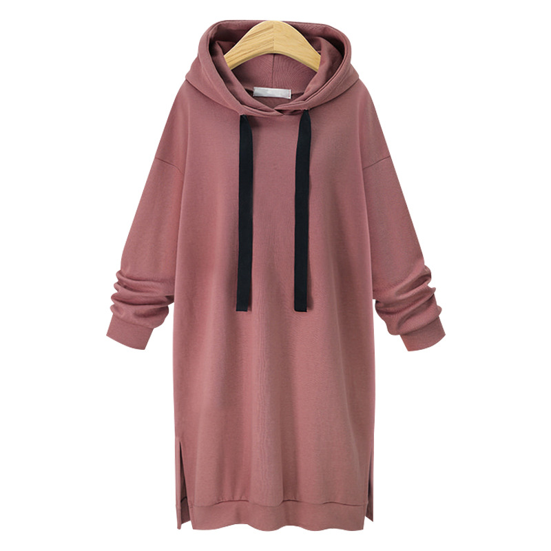 long hoodie dress plus size