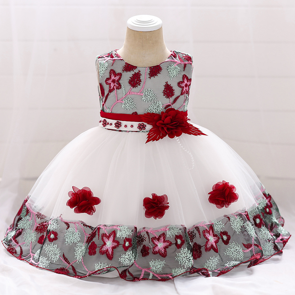 red birthday dress for 1 year old