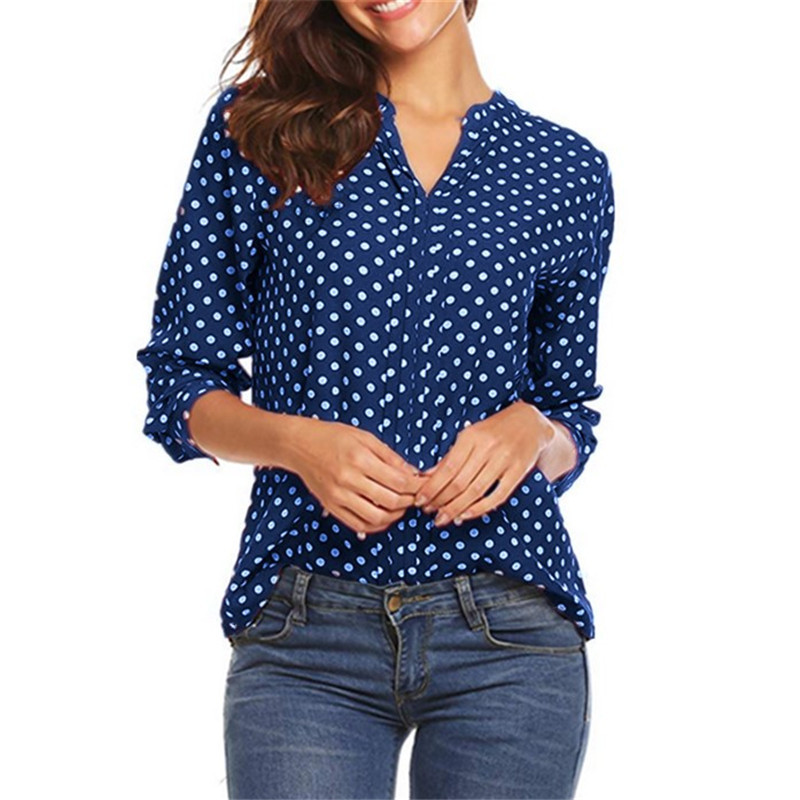 Polka Dot Blouse for Spring