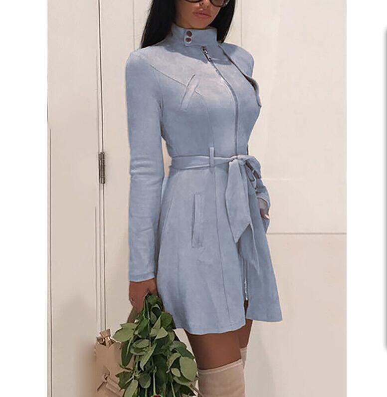 womens baby blue jacket