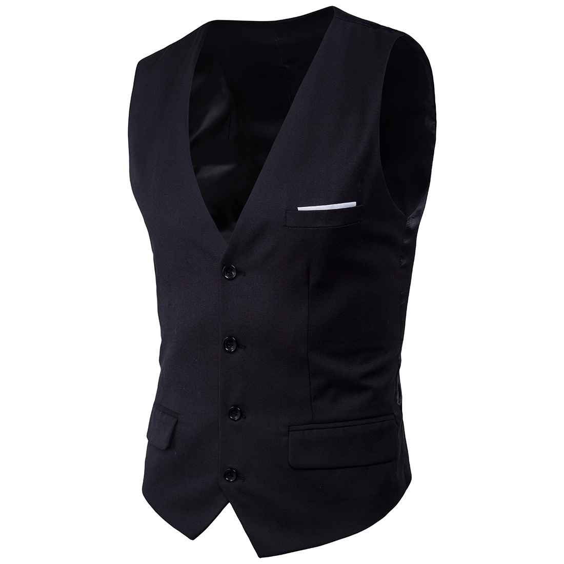 men's sleeveless suit jacket