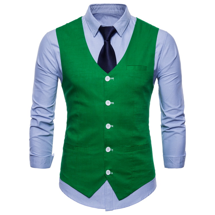 men's sleeveless suit jacket