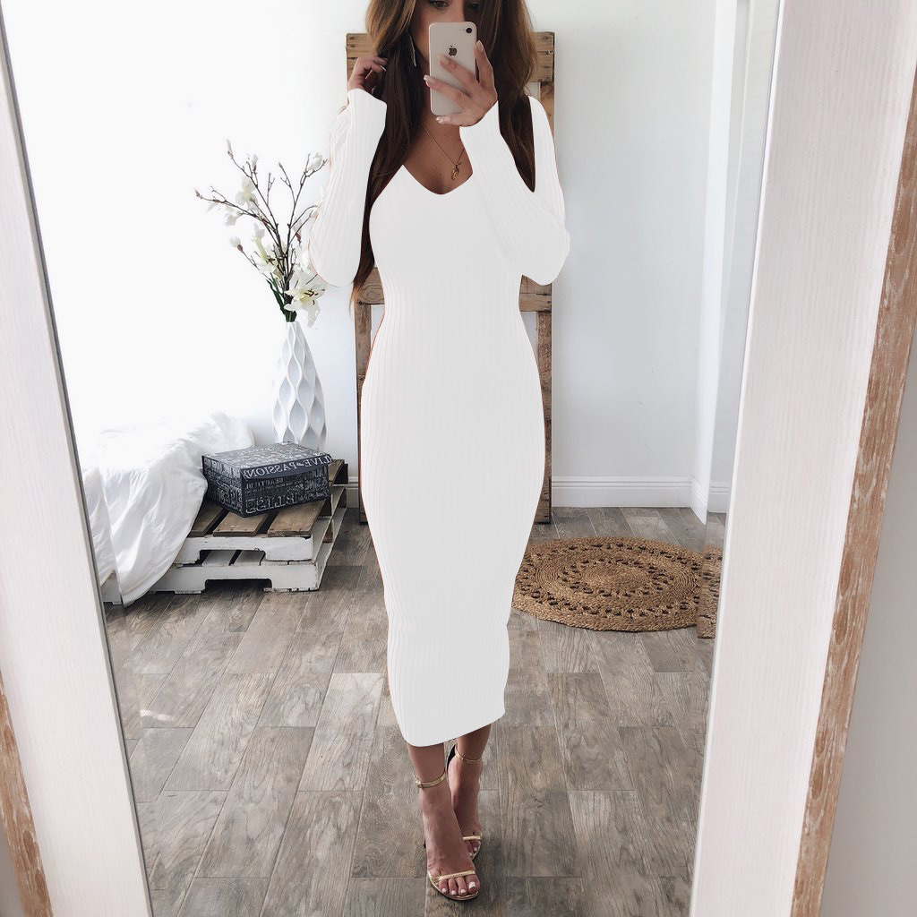 long pencil dress