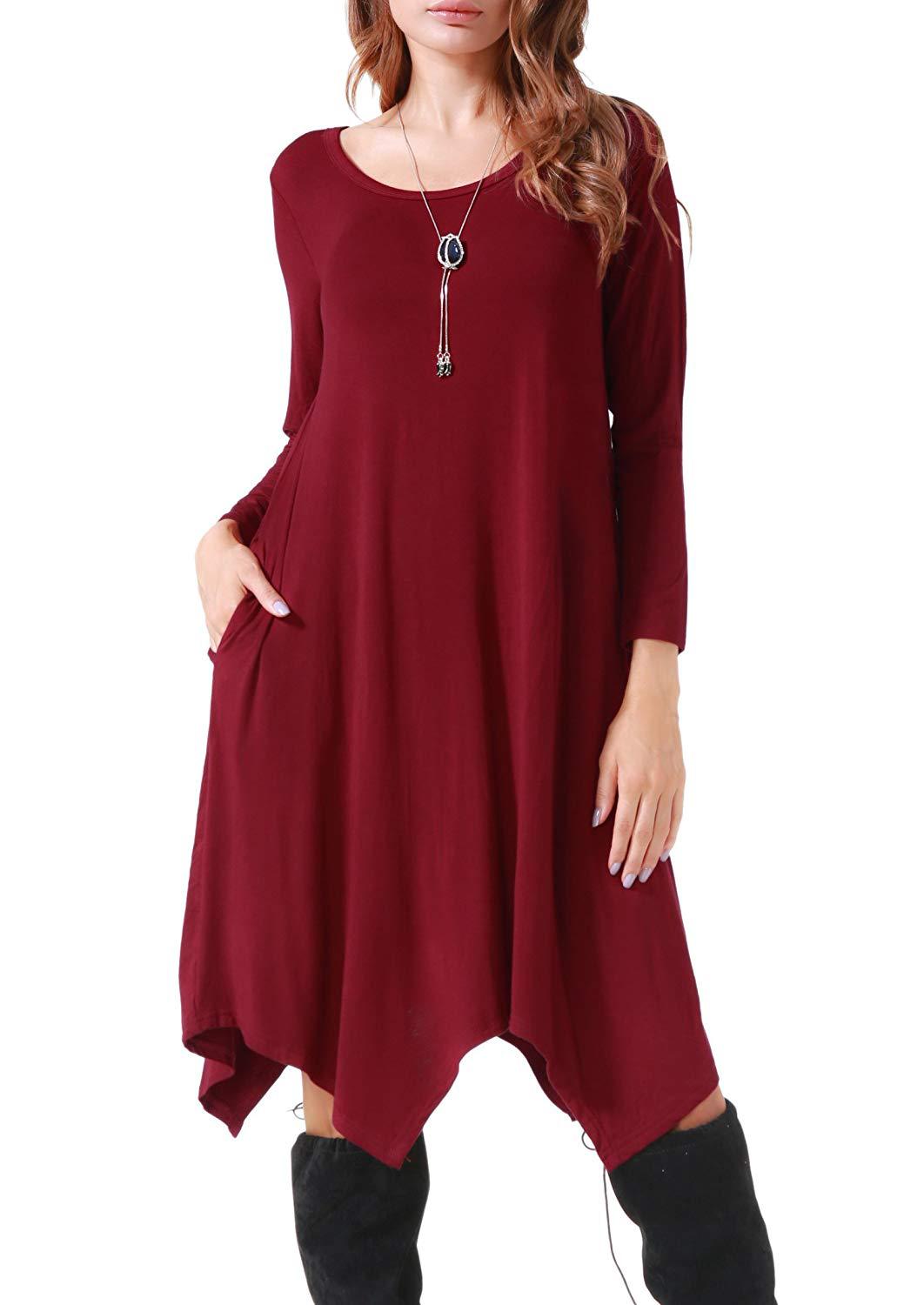 casual asymmetrical dress