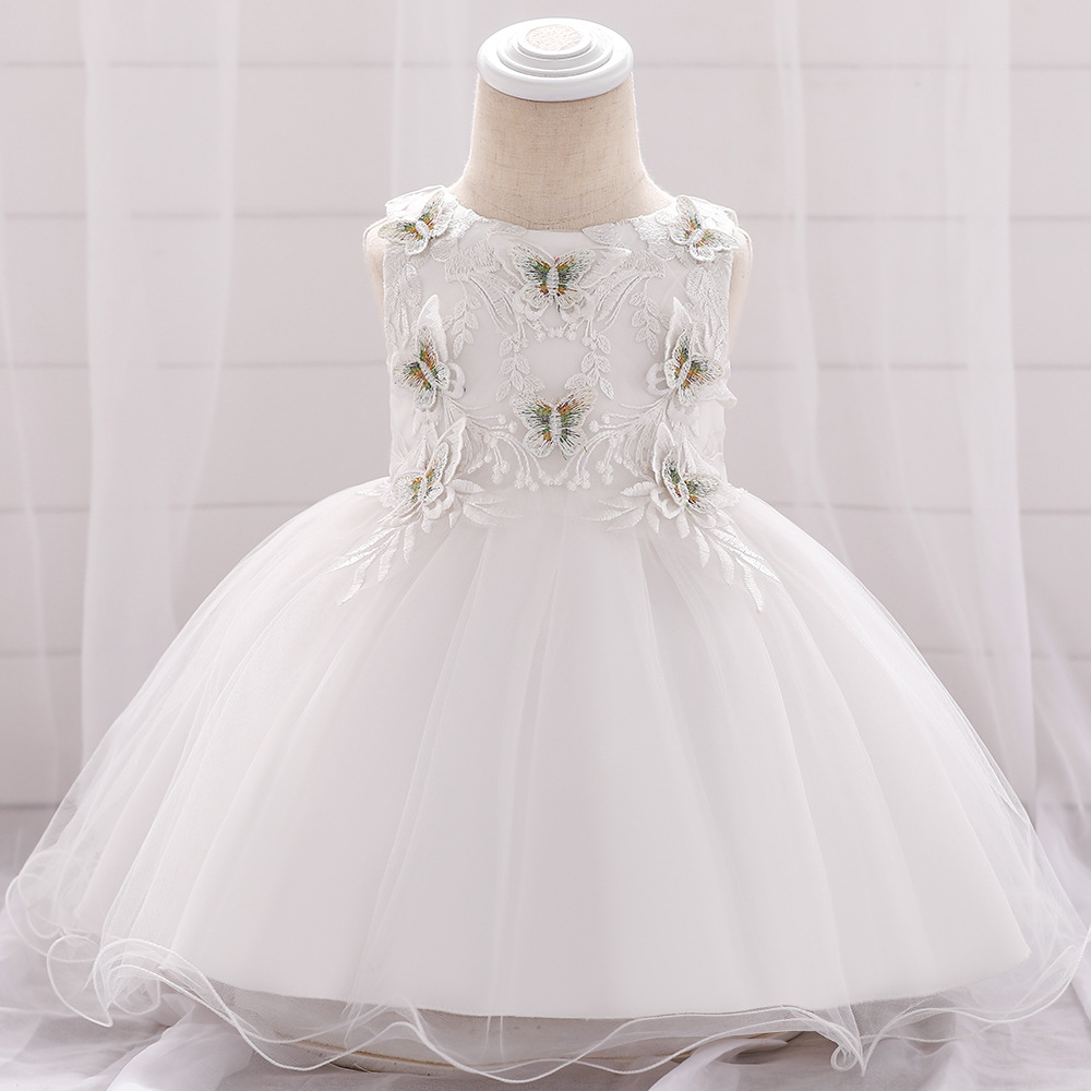 butterfly flower girl dress