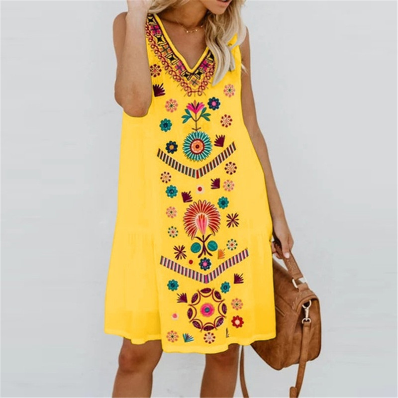 plus size yellow sun dress