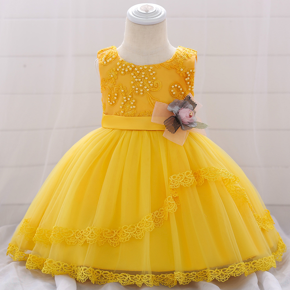 baby yellow colour dress