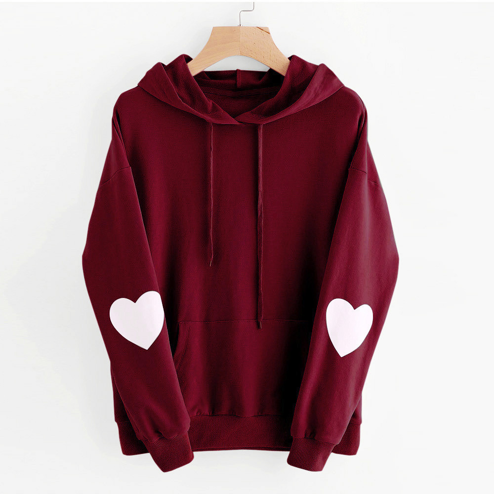 wine color sweatshirt