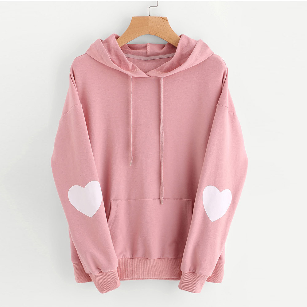 pink oversized sweatshirt