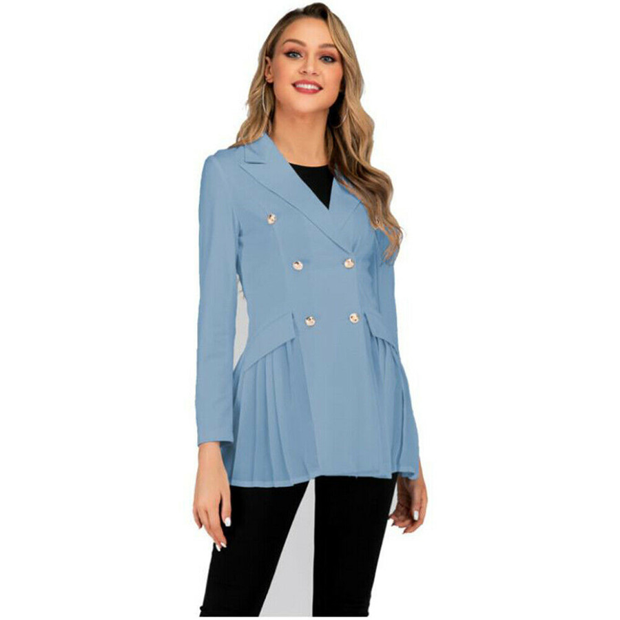  Summer Ladies Women Blazer office work suit OL Coat blouse jacket plus size Tops