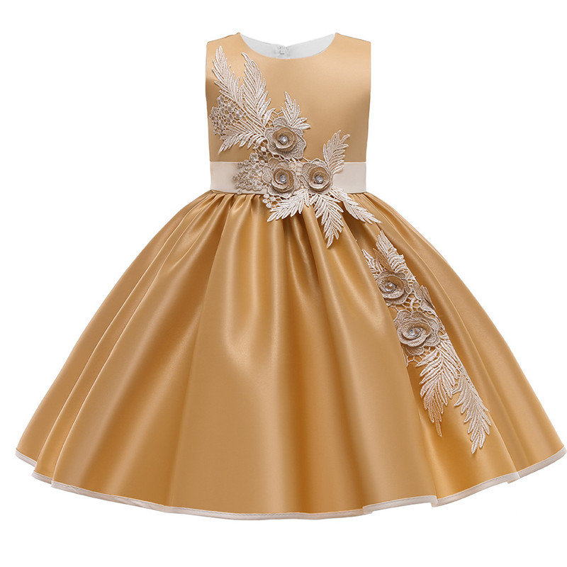 Kids Evening Dresses Summer Formal Dress Children Costume Flower Party ...