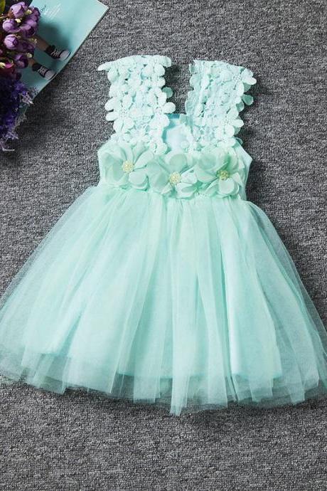 Baby Girl Dress Summer Lace Strap Children Kids Toddler Clothes Princess Lovely Party Dress For Girls Ceremonies Birthday