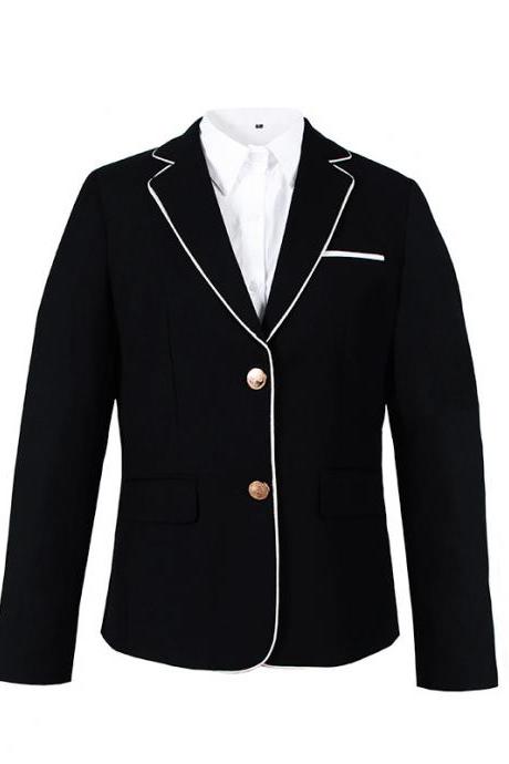 JK uniform female jacket small suit 2019 spring autumn clothing Japanese fashion British campus style ladies color suit