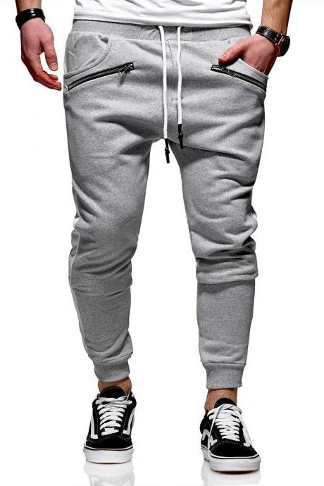  Men Spring Autumn New Pants Style Foreign Trade Large Size Wear Style Fashion-Casual Sports Joint Trouser