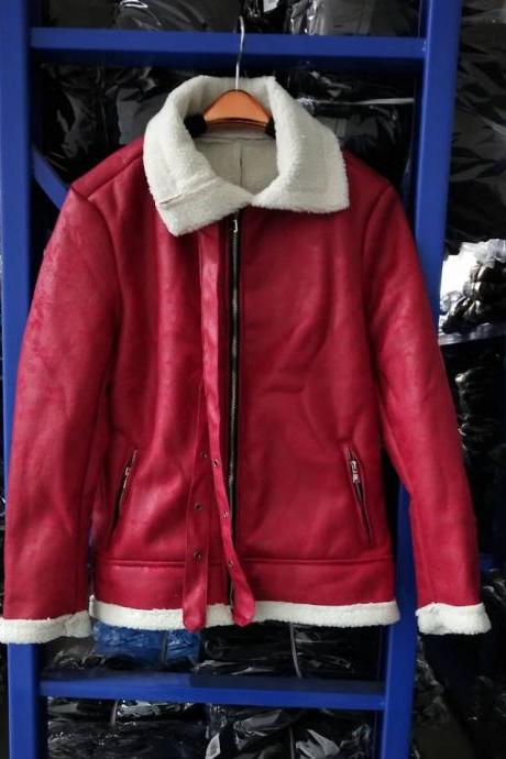 Men Autumn Winter Coat Solid Warm Thickenr Zipper Jacket Cardigan Outwear