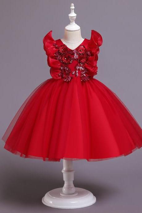 Summer Flower Girls Princess Tutu Dress Kids Children Halloween Horse Cosplay Costume Party Dresses